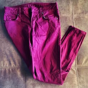 Burgundy Arizona Jeans